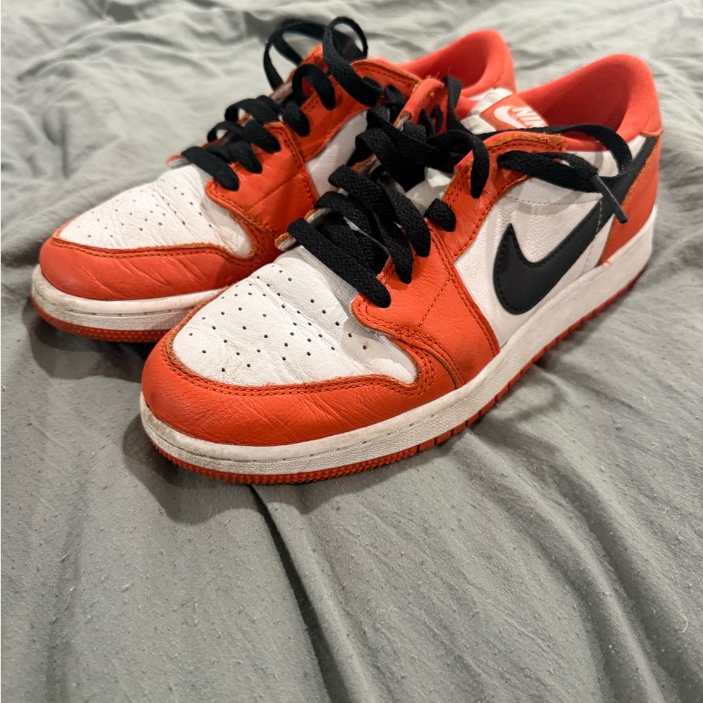 Nike Kids Black, Red, and White Sneakers